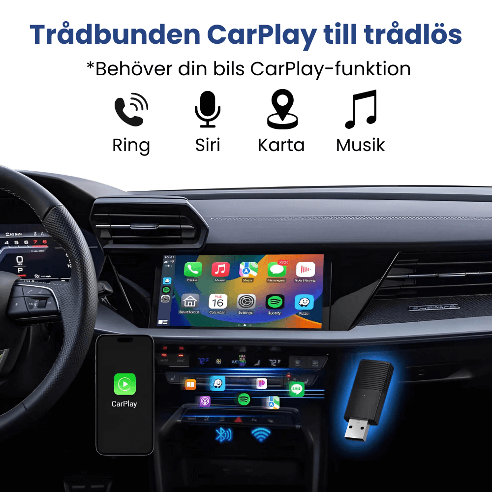 CarConneX™ - Trådlös Carplay