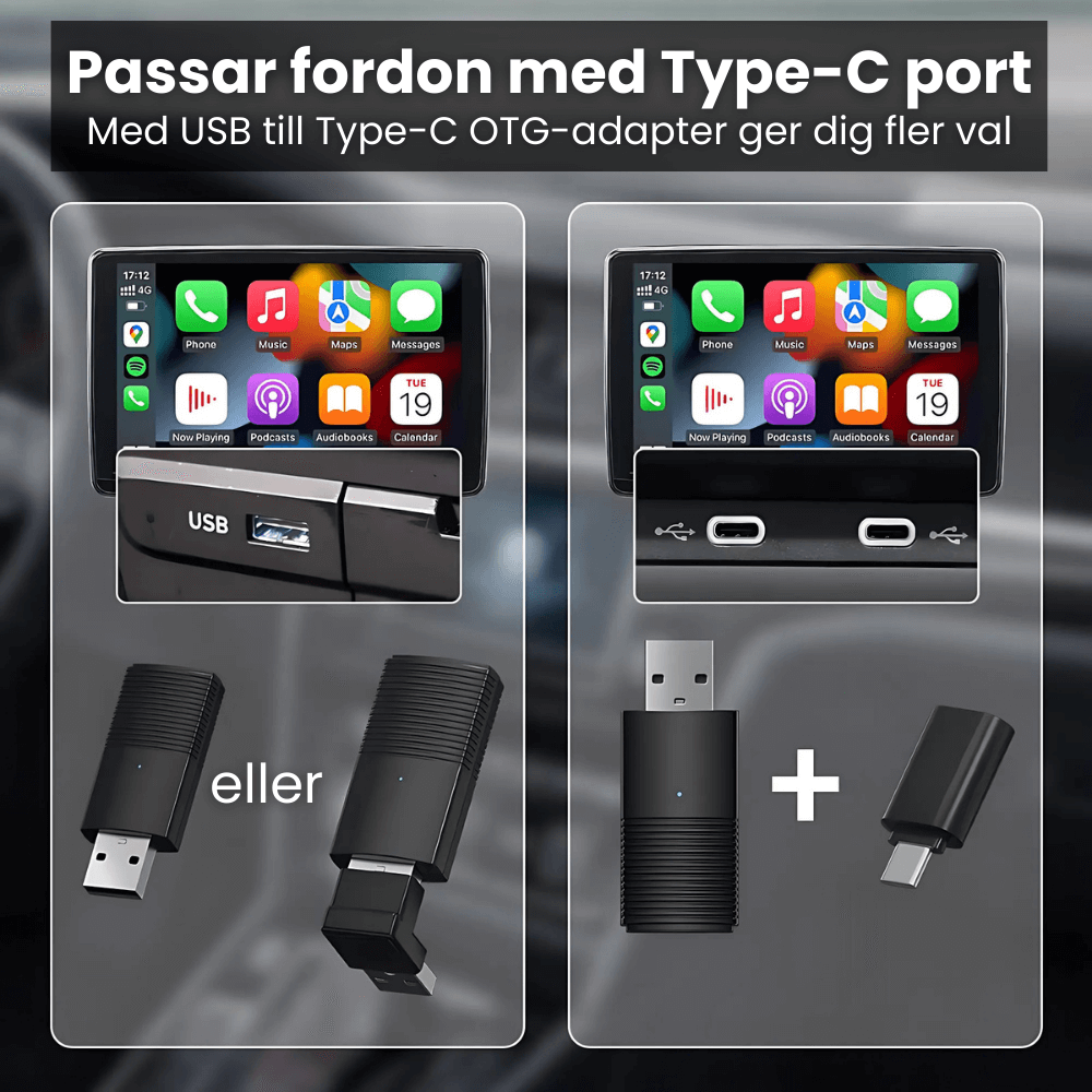 CarConneX™ - Trådlös Carplay