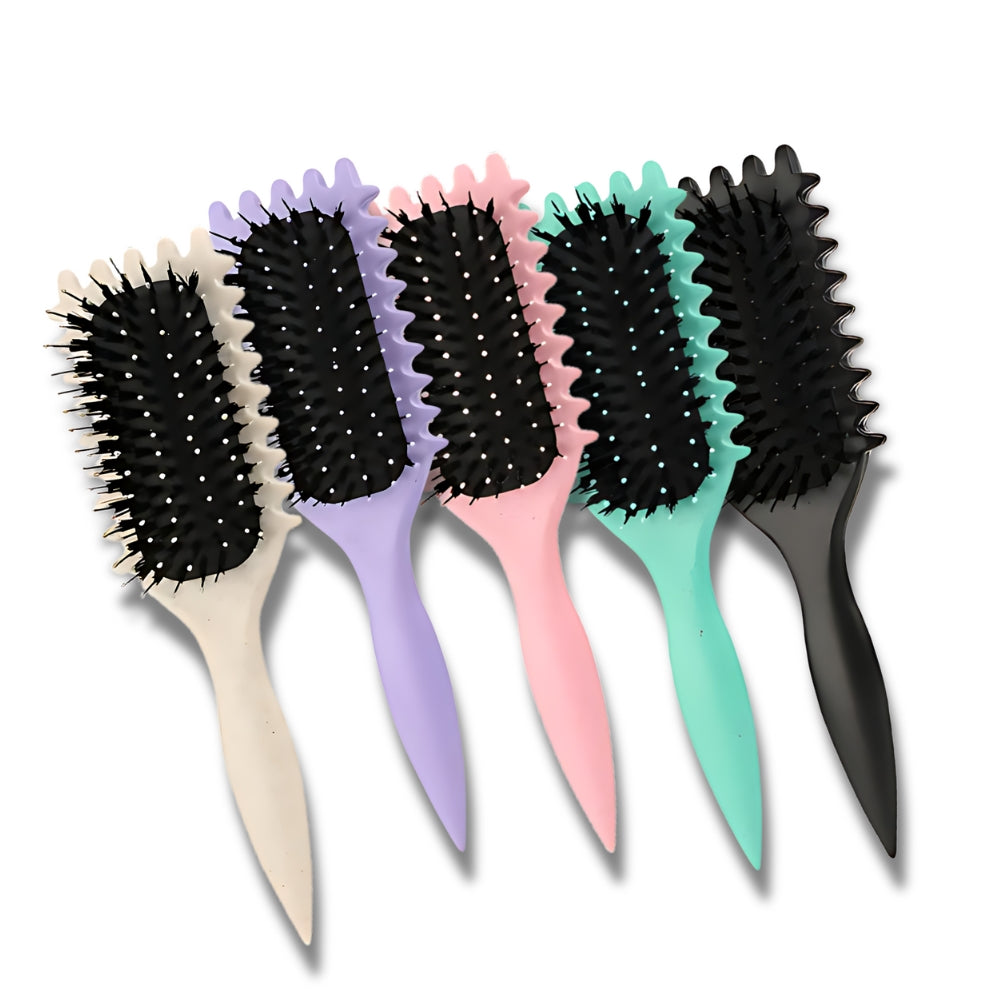 CurlyBrush™ - Perfekt for Forming og Definering av Krøller (1+1 Gratis)