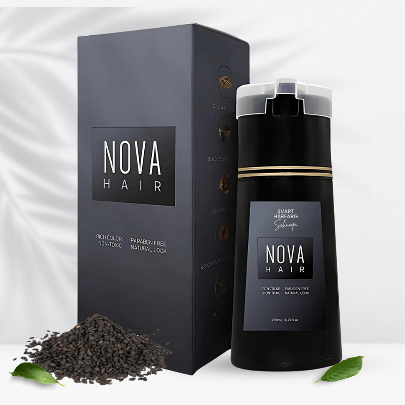 NovaHair™ - Din Allierade i Kampen mot Grått Hår (1+1 GRATIS)