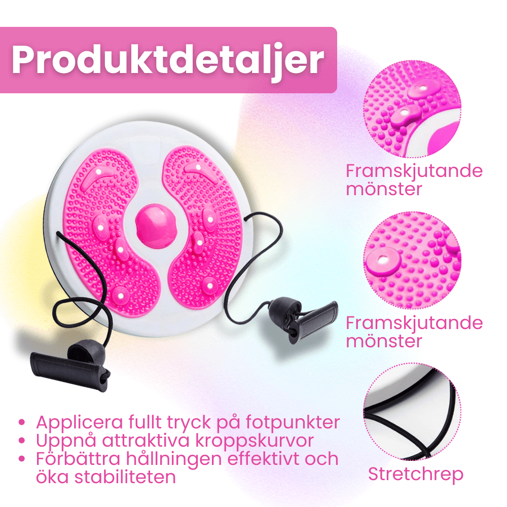 SpinFit™ - Midjetrimmare Skiva